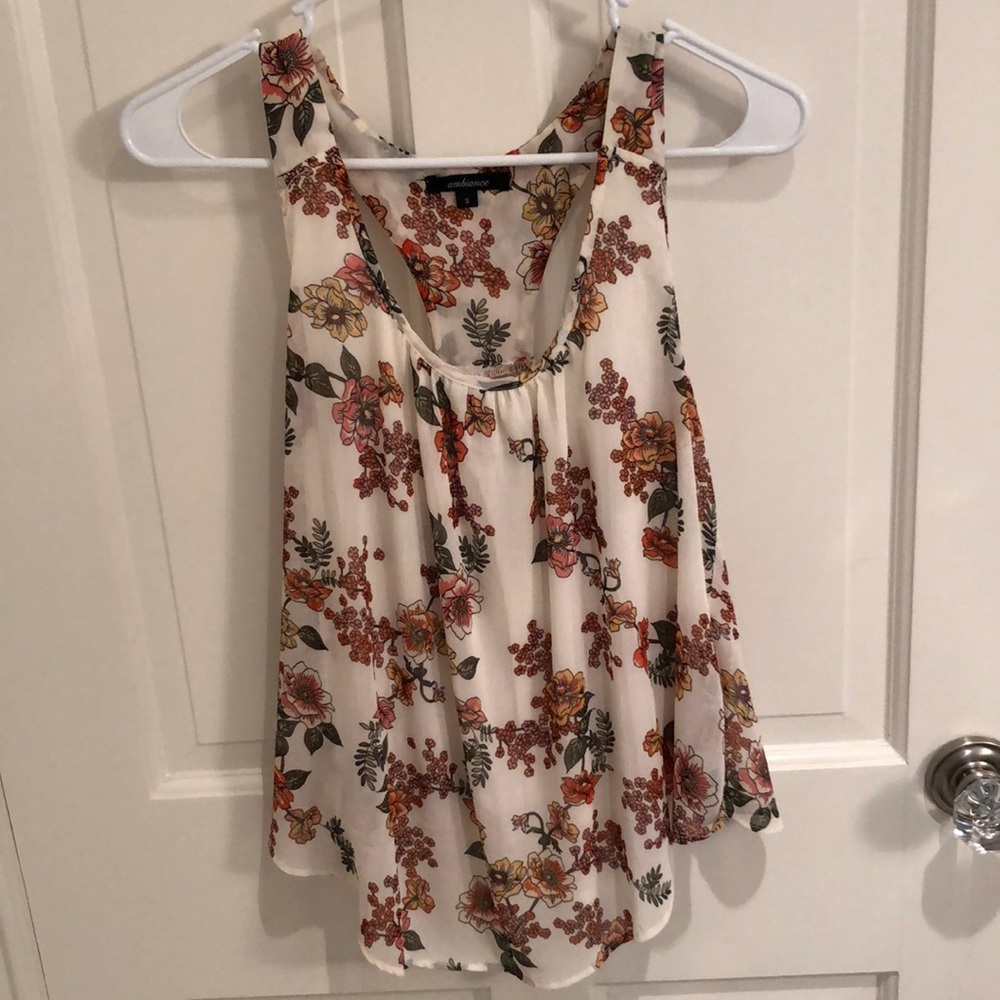 floral tank top